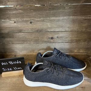 Mens Allbirds WR Wool Runners Heather Gray Comfort Sneakers Shoes Size 11‎ M GUC